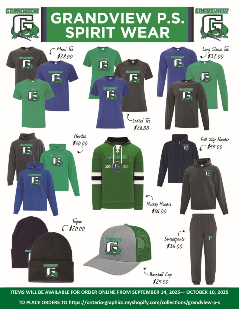 Here is what you can purchase from our online store.